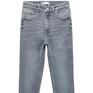 ZARA VINTAGE HI-RISE SKINNY JEANS LIGHT GRAY - REF. 9374/023